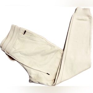 NWT Yellow Cactus SZ M light khaki fleece jogger/drawstring waist/waist 33”-38”